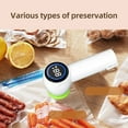 thumbnail image 4 of Leyfeng Vacuum Sealer, Electric Vacuum Sealer Kit with Sealing Bags 60Kpa Strong Suction Kitchen Gadgets Cordless Vacuum Sealing Machine for Food Storage and Fermentation, 4 of 9