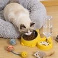 thumbnail image 6 of Eoozwa Pet Feeder and Water Dispenser with Removable Stainless Steel Bowl Automatic for Cats Dogs Plastic Base for Home Use Easy Clean, 6 of 6