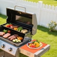 thumbnail image 5 of Heat Resistant Non-Slip Griddle Tools Mat,Silicone Grill Mat for Utensils,BBQ Spatula and Utensil Holder with Drip Pad,Silicone Grill Mat Compatible with Griddle for Outdoor Kitchen Counter,Orange, 5 of 7