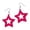 B, variant on 80s 90s Retro Women's Earrings Large Geometric Star Pendant Party Jewelry Bright Fashion Accessories for Women