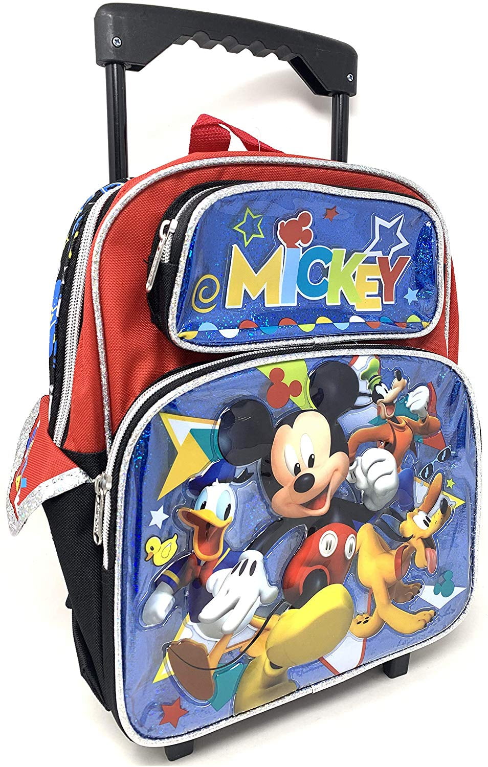 mickey mouse rolling backpack