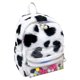 thumbnail image 2 of Bolsa Mochila linda de felpa con cremallera de perlas, patrón de amor, mochila pequeña para viajes (negro) Ehuebsd Para Estrenar, 2 of 5