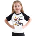 thumbnail image 4 of RXIRUCGD 2025 Vêtements d'Été pour Enfants Tout-Petits Garçons Filles Mode Mignon Col Rond Imprimé Manches Courtes Haut, 4 of 7