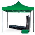 thumbnail image 1 of Toldo Carpa Impermeable Plegable De Acero 3x3m Kingsman verde oscuro 1, 1 of 8