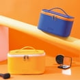 thumbnail image 6 of Portable Female Macaron Color Makeup Cases Large Capacity Travel Makeup Bag Toiletry Bag Cosmetic Organizer Storage Pouch RED, 6 of 8