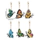 thumbnail image 4 of Llaveros Con Pintura Diamantes 6 Uds. Forma Especial Copo Nieve Dibujos Animados Doble Cara, 4 of 9