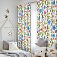 thumbnail image 5 of Pioneer Flower Floral Print Pattern Teens Curtains,Teens Insulated Curtains Set Of 2,Bedroom Essentials,Toddler Room Decor 52"x84", 5 of 5