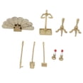 thumbnail image 2 of Juego de accesorios de decoración de chimenea para casa de muñecas, juego de accesorios de chimenea para casa de muñecas Accesorios de muebles en miniatura para casa de muñecas Juego de accesorios, 2 of 14