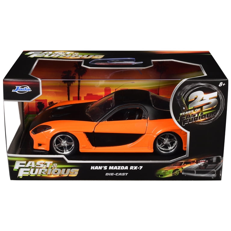 Han's Mazda RX-7 RHD Orange Metallic and Black 