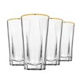 thumbnail image 1 of Godinger 48372 10 oz Hudson Highball Gold Banded - Set of 4, 1 of 1