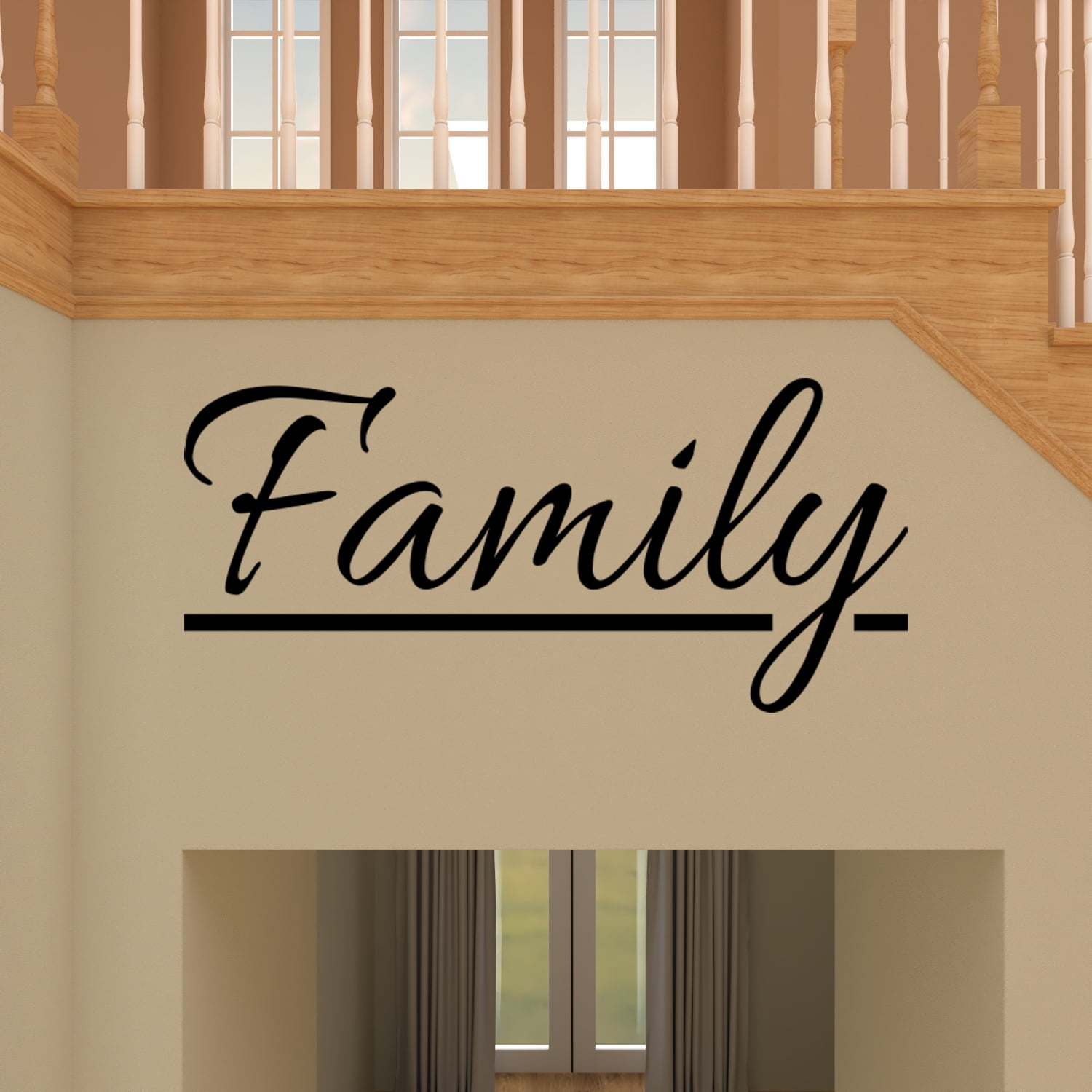 Family Vinyl Wall Art Words Art Decal Lettering for Home Sticker Decor