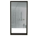 thumbnail image 4 of Stowe 2 Piece Bathroom Set, Urano Linen Cabinet + Mariana Medicine Cabinet, Black, 4 of 4