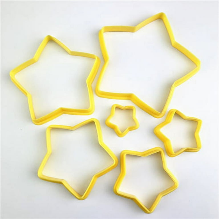 Visland Cookie Cutters Shapes Baking Set,Flower Heart Star Shape Biscuit  Plastic Molds Cutters for Kitchen Baking Halloween Christmas Small Cookie  Cutters 