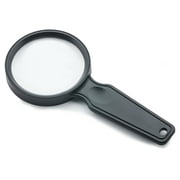 Carson 2.5x Power 3 Inch Lens Handheld Magnifier - Black (DS-40)