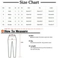 thumbnail image 3 of Buigttklop Pants for Women 2024 Women'S Elastic-Waist Drawstring Corduroy Pants with Solid Color Pocket, 3 of 6
