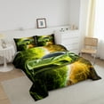 thumbnail image 3 of Erosebridal Speed Sports Car Bedding Comforter Set , Lightning Down Comforter, Microfiber, 2pcs, 3 of 6