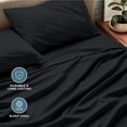 thumbnail image 6 of Bare Home 22" Extra Deep Pocket Sheet Set - Premium 1800 Collection - Ultra-Soft - Queen, Black, 6 of 9