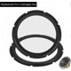 thumbnail image 2 of 12" Perforated Rubber Speaker Foam Surround 12 Side Subwoofer Surround Foam Replacement Part For Speaker Repair Or Diy (black), 2 of 5
