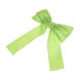 thumbnail image 5 of Unique Bargains 1 Pc Solid Bow Ribbon Duckbill Hair Clips for Home Green, 5 of 5
