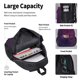 thumbnail image 4 of Easygdp Black Dark Blue Purple Mochila para Niños y Niñas con Set de Caja de Almuerzo y Estuche para Lápices 3 en 1, Mochila Escolar Estampada para Adolescentes, 4 of 7