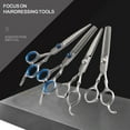 thumbnail image 4 of Hevirgo 10Pcs/Set Hair Scissor Wear-Resistant Professional Anti-deformed Hair Shaver Cutting Machine Clipper for Barber Shop, 4 of 8