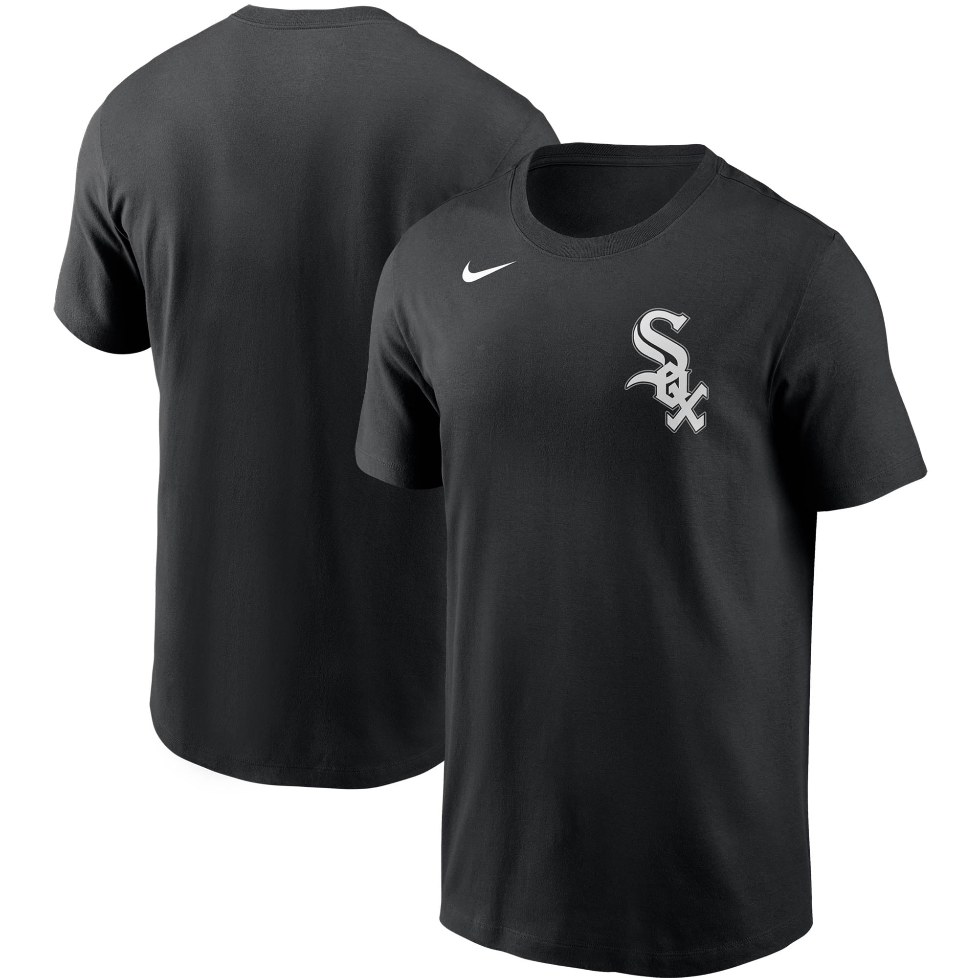 Men's Nike Black Chicago White Sox Team Wordmark T-Shirt - Walmart.com