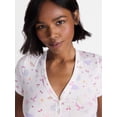 thumbnail image 4 of No Boundaries Cloud Core Sleepwear Romper, Women's XXS-3X, 4 of 5