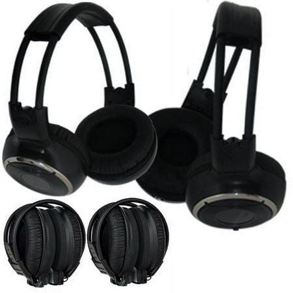 Absolute AWH22 Infrared Wireless Stereo Dual Headphone with IR Wireless Transmitter