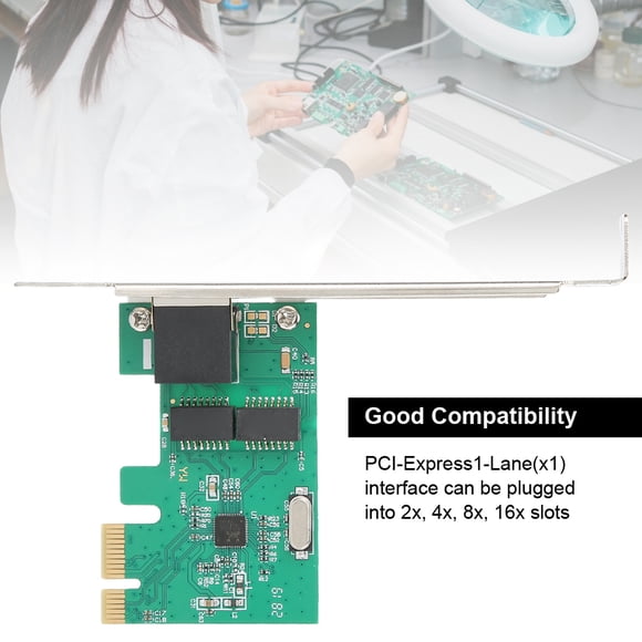 Tarjeta de Red de Escritorio, Tarjeta de Red Práctica y Conveniente, Alta Para Computadore de Escritorio