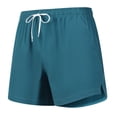 thumbnail image 6 of XIAIYT Women Athletic Shorts Drawstring Elastic Waist Running Hiking Short Pants Daily Wear Shorts for Workout, 6 of 6