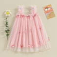 thumbnail image 3 of Toddler Baby Girl Halloween Outfits Fairy Dresses Butterfly Wings Sleeveless Princess Tutu Dress Cute Halloween Costume, 3 of 7