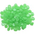 thumbnail image 1 of 100Pcs Glow in The Dark Pebbles Outdoor Decor Glow Decorative Stones Rocks Pebbles Artificial Fish Tank Decorative Rocks for Aquarium Garden Fish Tank, 1 of 8