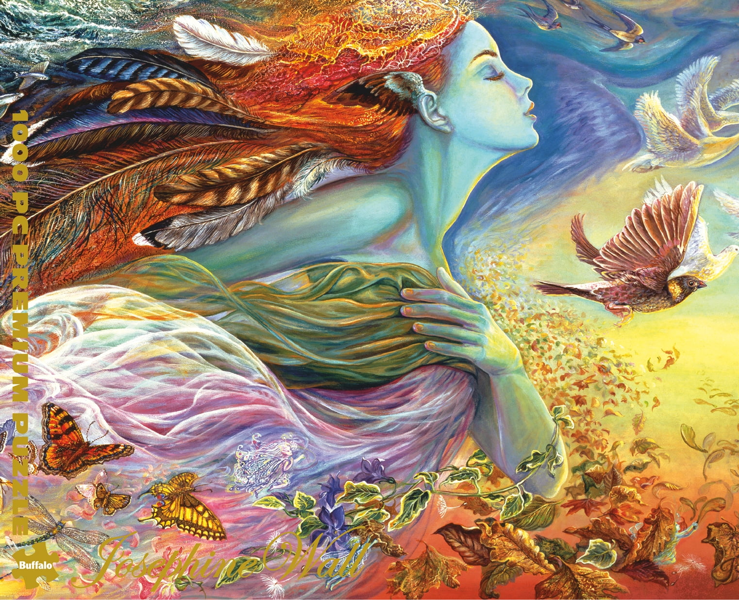 Buffalo Games 1000-Piece Gold Spirit of Flight Interlocking Jigsaw Puzzle for Adults Ages 14+