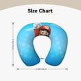 thumbnail image 6 of Lsque Mario Print Travel Pillow Memory Foam - Head Neck Support Airplane Pillow U-Shaped Neck Pillow for Traveling, Car, Home, Office, 6 of 7