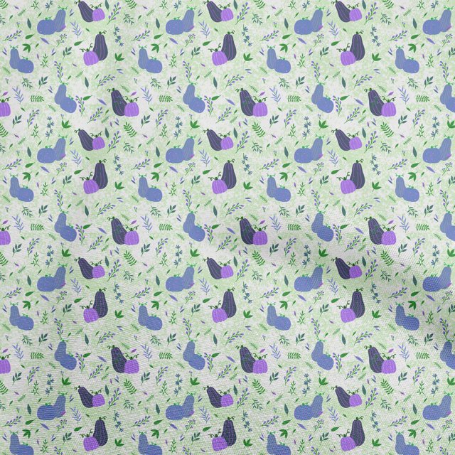 oneOone Cotton Poplin Light Mint Green Fabric Autumn Craft Projects Decor Fabric Printed By The Yard 56 Inch Wide