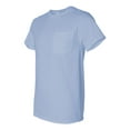 thumbnail image 2 of Fruit of the Loom Mens HD Cotton T-Shirt with a Pocket 3930PR, S, Light Blue, 2 of 5