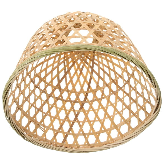 WORGEOUS Woven Lampshade Pendant Lamp Shade Decorative Bamboo Lamp Shade for Hotel Farmhouse