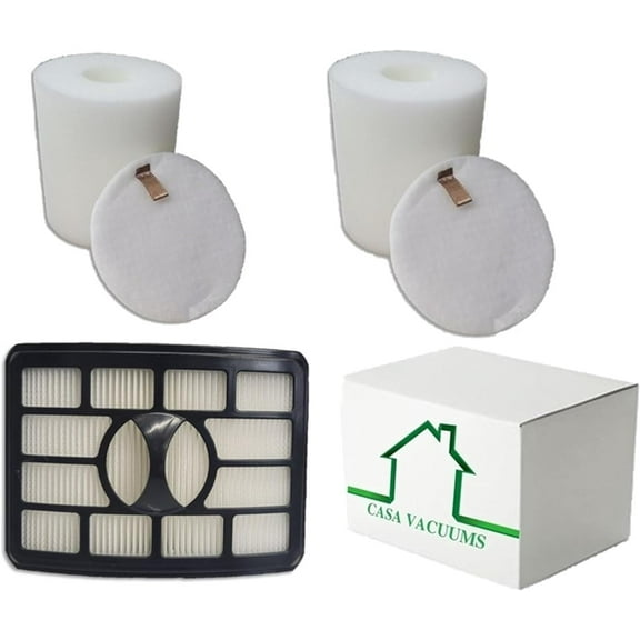 Shark Rotator Pro Lift-Away NV500 NV500CO NV500W NV501 NV502 NV503 NV505 NV510 NV520 NV550 NV552 UV560 NV642 HEPA Filter & 2 Foam & Felt Filter Kits, Part # XHF500 & XFF500