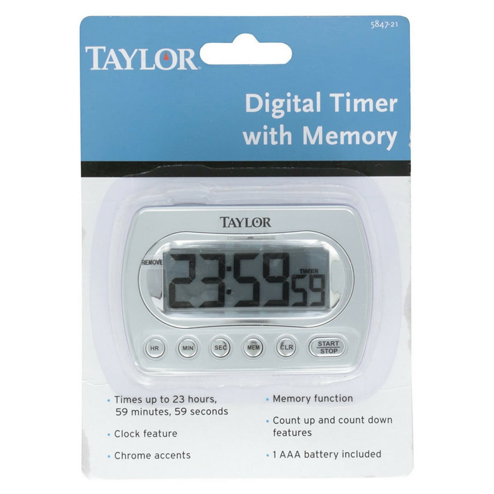 Taylor Digital Plastic Timer - Ace Hardware