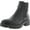 Black/Faux Leather, variant on Womens Dada Microfiber Booties Ankle Boots