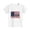 White, variant on Unisex Kids USA Flag T-Shirt, Boys Girls Soft Short Sleeve Graphic Tee for 3-4T Toddler, 95% Polyester 5% Spandex Casual White Top