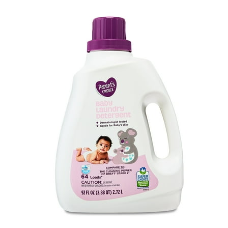 Parent's Choice Baby Laundry Detergent, 64 Loads, 92 fl oz