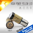 thumbnail image 5 of 1157 Amber Yellow 50W High Power 3014 Chip LED Projector Turn Signal/Parking Light Bulbs (1157, Yellow), 5 of 8