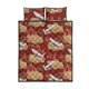 thumbnail image 5 of Juego de cama acolchado con motivo de grulla japonesa, 5 of 5