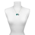 thumbnail image 2 of Delight Jewelry Acrylic Large Teal Megaphone - Silvertone Senior Class of 2026 Dome Necklace, 18", 2 of 5