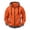 Orange, variant on UVEASISHA Athletic Jackets for Men Full Zip Hooded Sweatshirt Jacket Contrast Trim Casual Zip Up Hoodies Comfy Casual Fall Fashion Jackets with Pocket Green L
