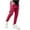 Red, variant on Plebaso Mens Casual Cargo Joggers Elastic Waist Drawstring Jogger Pants Outdoor Work Trousers for Hiking