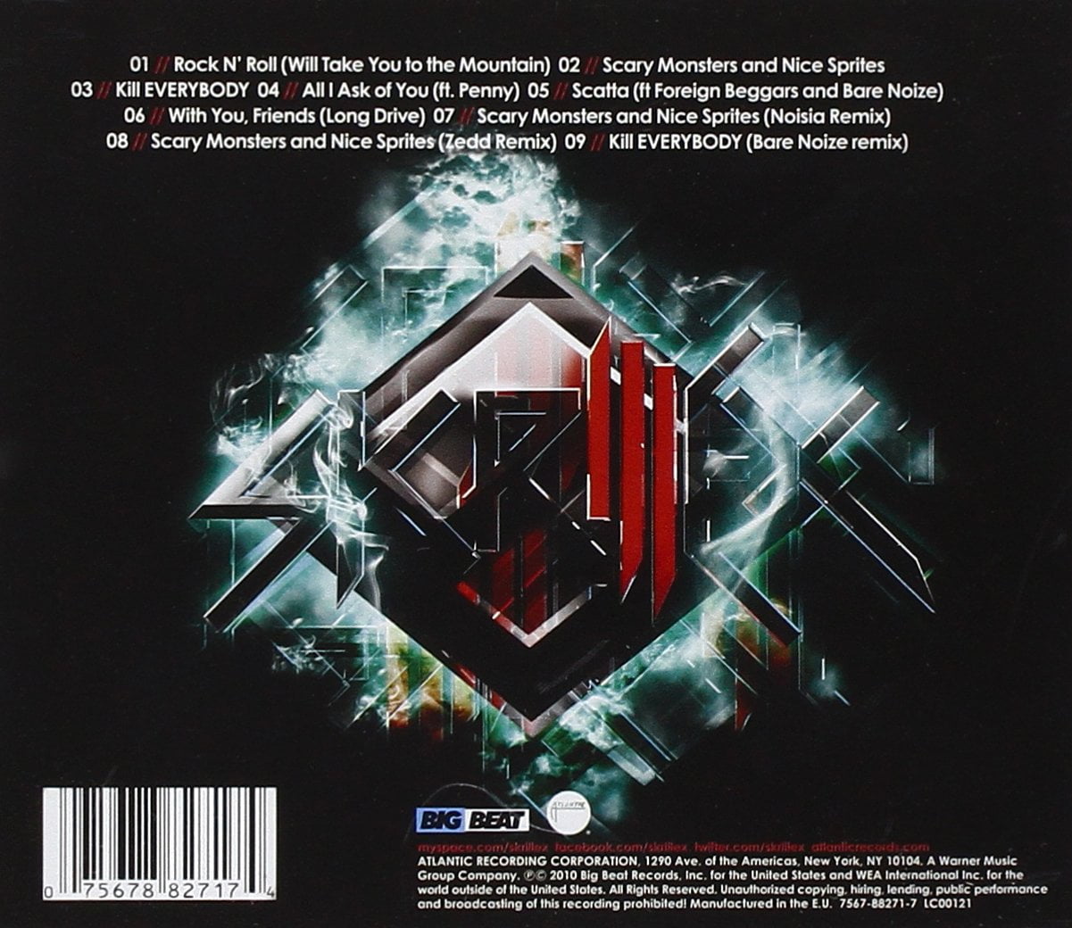 Skrillex Scary Monsters And Nice Sprites Ep Download Skrillex Scary Monsters And Nice Sprites Album Cover