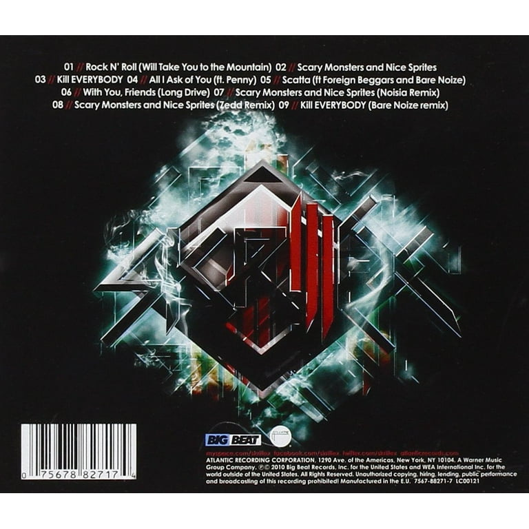 Skrillex - Scary Monsters & Nice Sprites - Music & Performance - CD -  Walmart.com