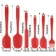 thumbnail image 5 of Juego de utensilios de cocina de silicona de 6 piezas, espátula antiadherente resistente al calor para cocinar, hornear y mezclar (rojo) JAMW Sencillez, 5 of 5